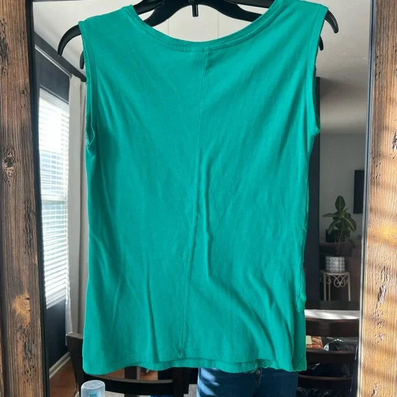 LC Lauren Conrad Teal Layered Tank Top - Picture 5 of 5